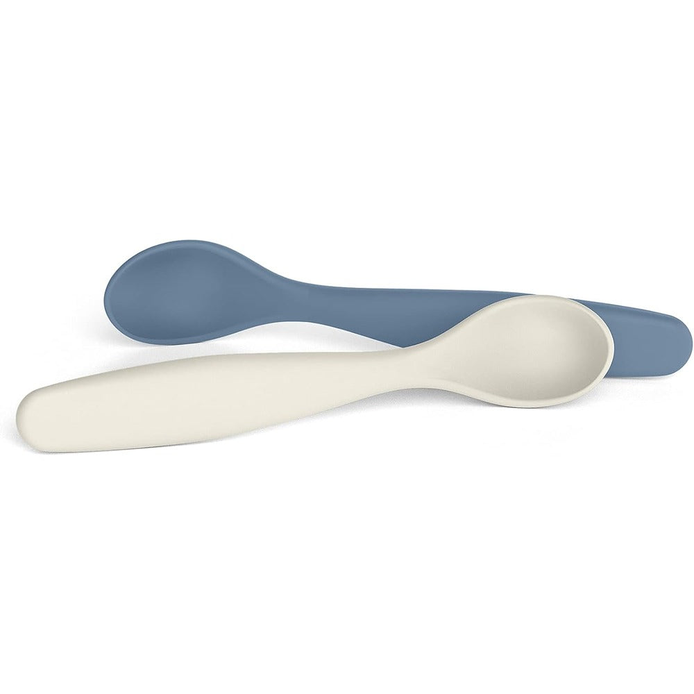 Suavinex Go Natural Set 2 Cucchiai Azzurro 6+ Mesi