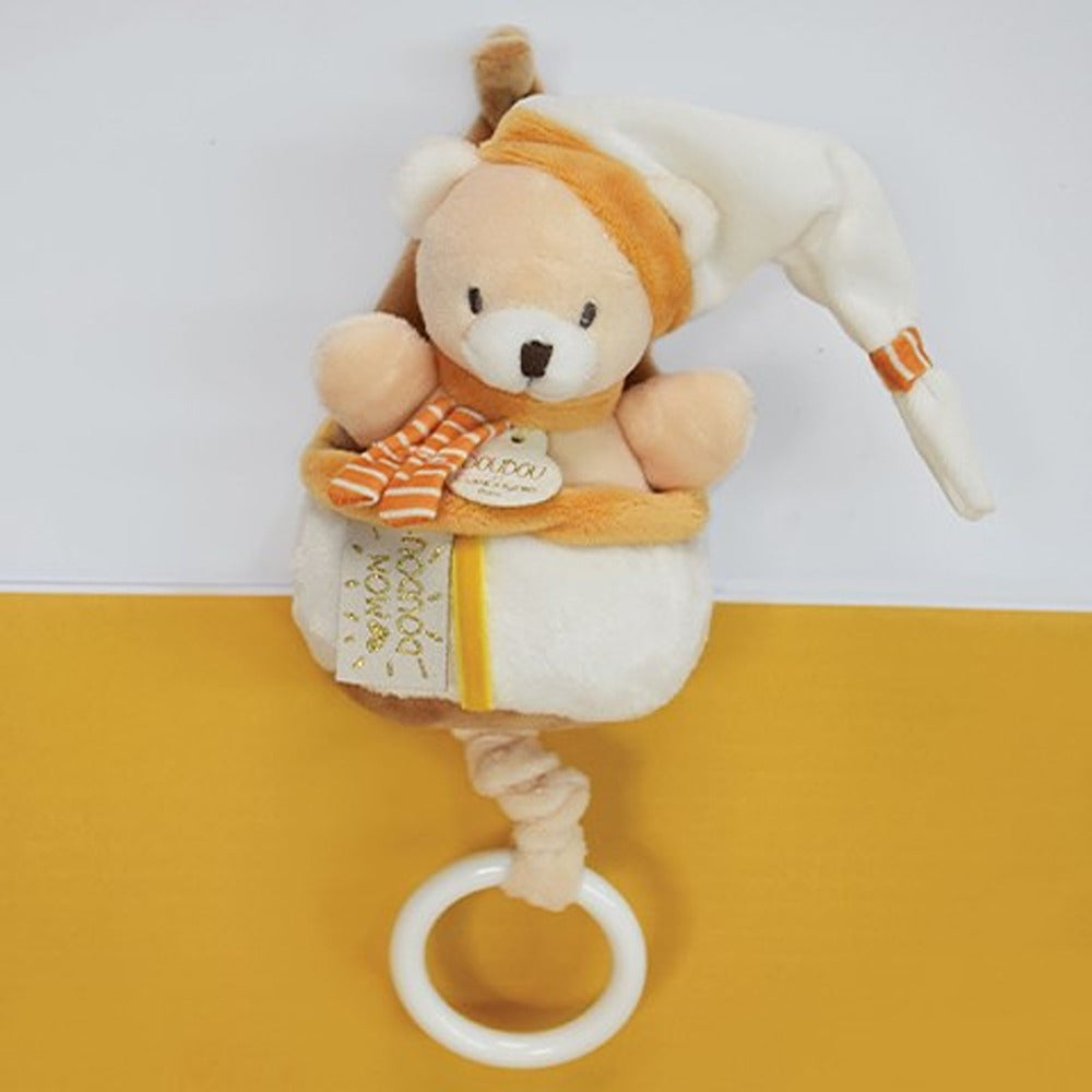 Doudou Et Compagnie Carillon Orsetto Di Peluche Beige