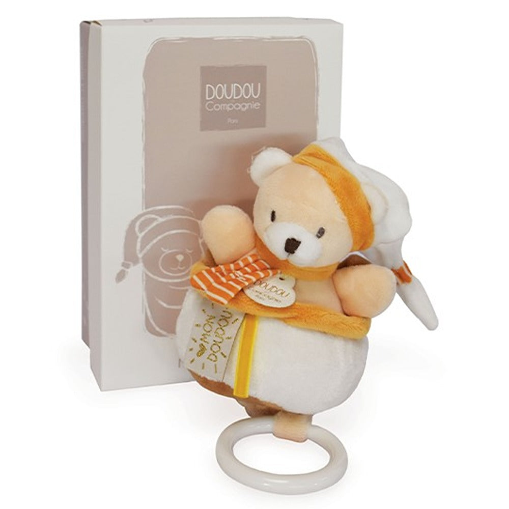 Doudou Et Compagnie Carillon Orsetto Di Peluche Beige