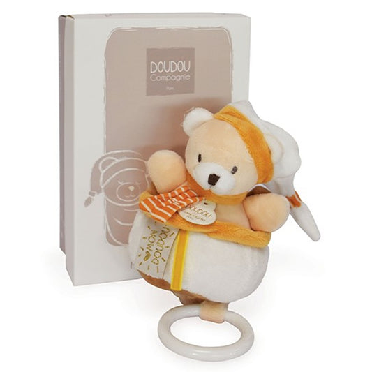 Doudou Et Compagnie Carillon Orsetto Di Peluche Beige