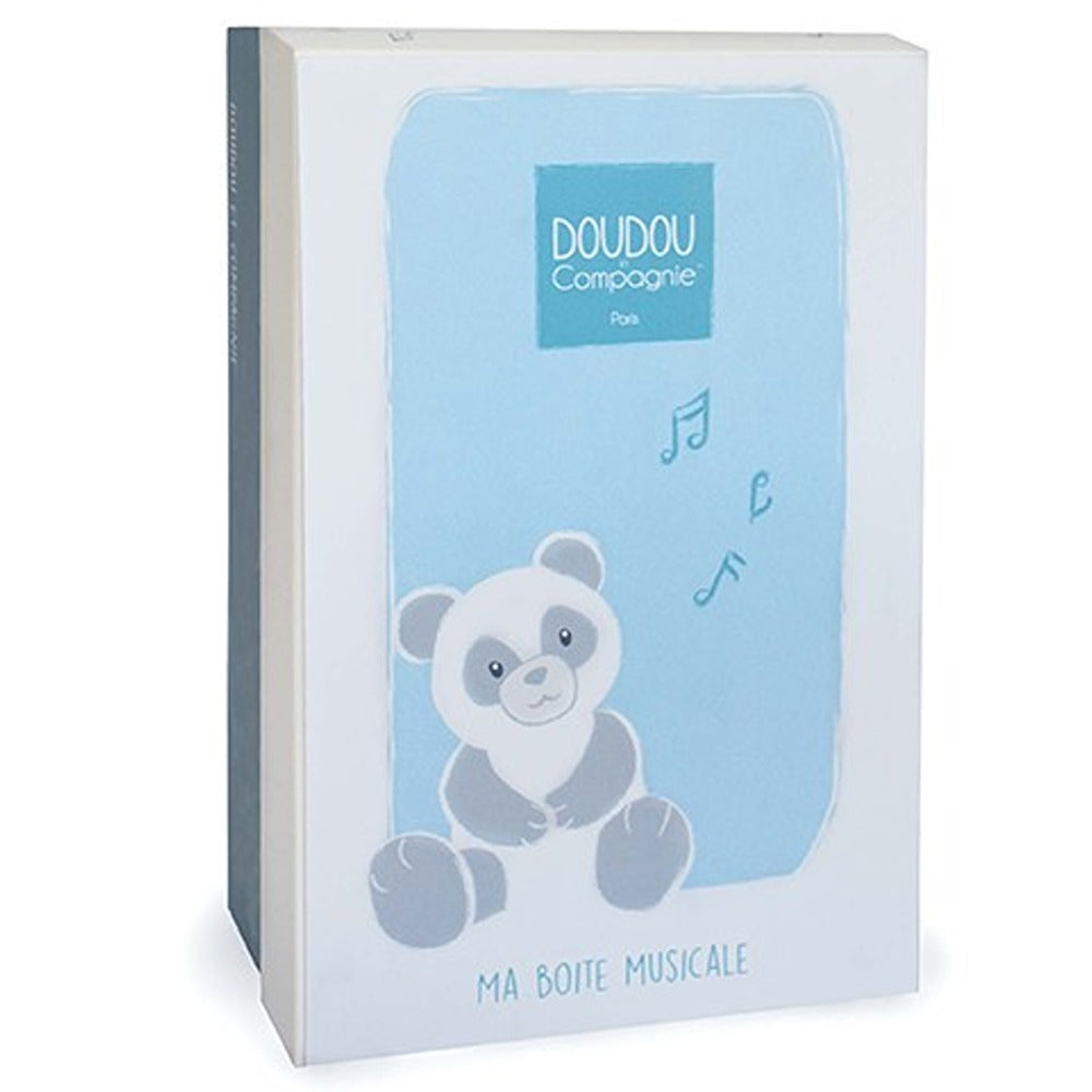 Doudou Et Compagnie Carillon Panda Di Peluche Grigio
