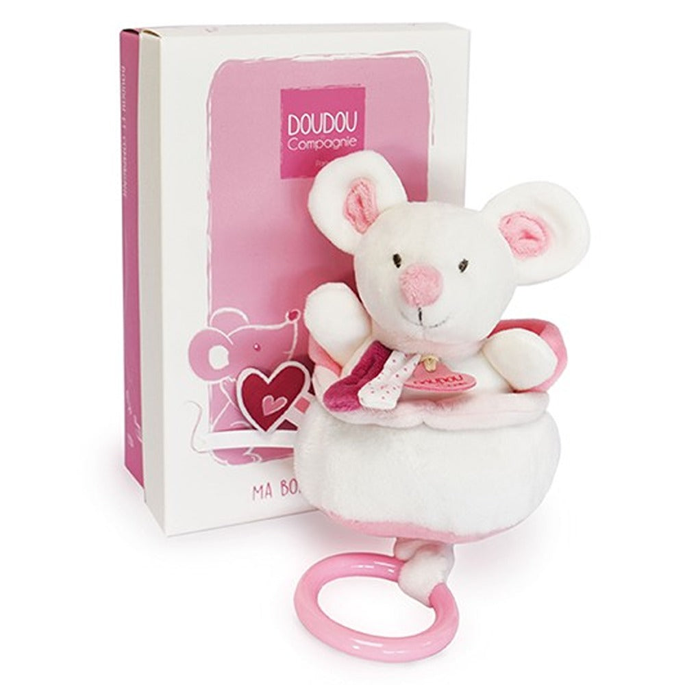 Doudou Et Compagnie Carillon Topina Di Peluche Rosa