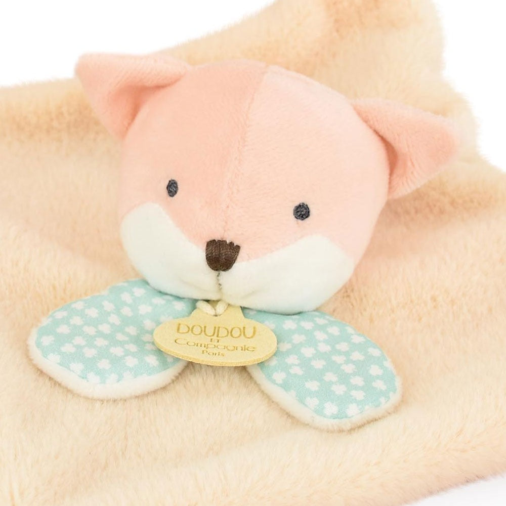 Doudou Et Compagnie Doudou Piatto Con Peluche Volpe Arancione