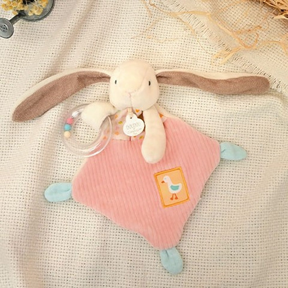 Doudou Et Compagnie Doudou Coniglietto Ciboulette Con Sonaglino
