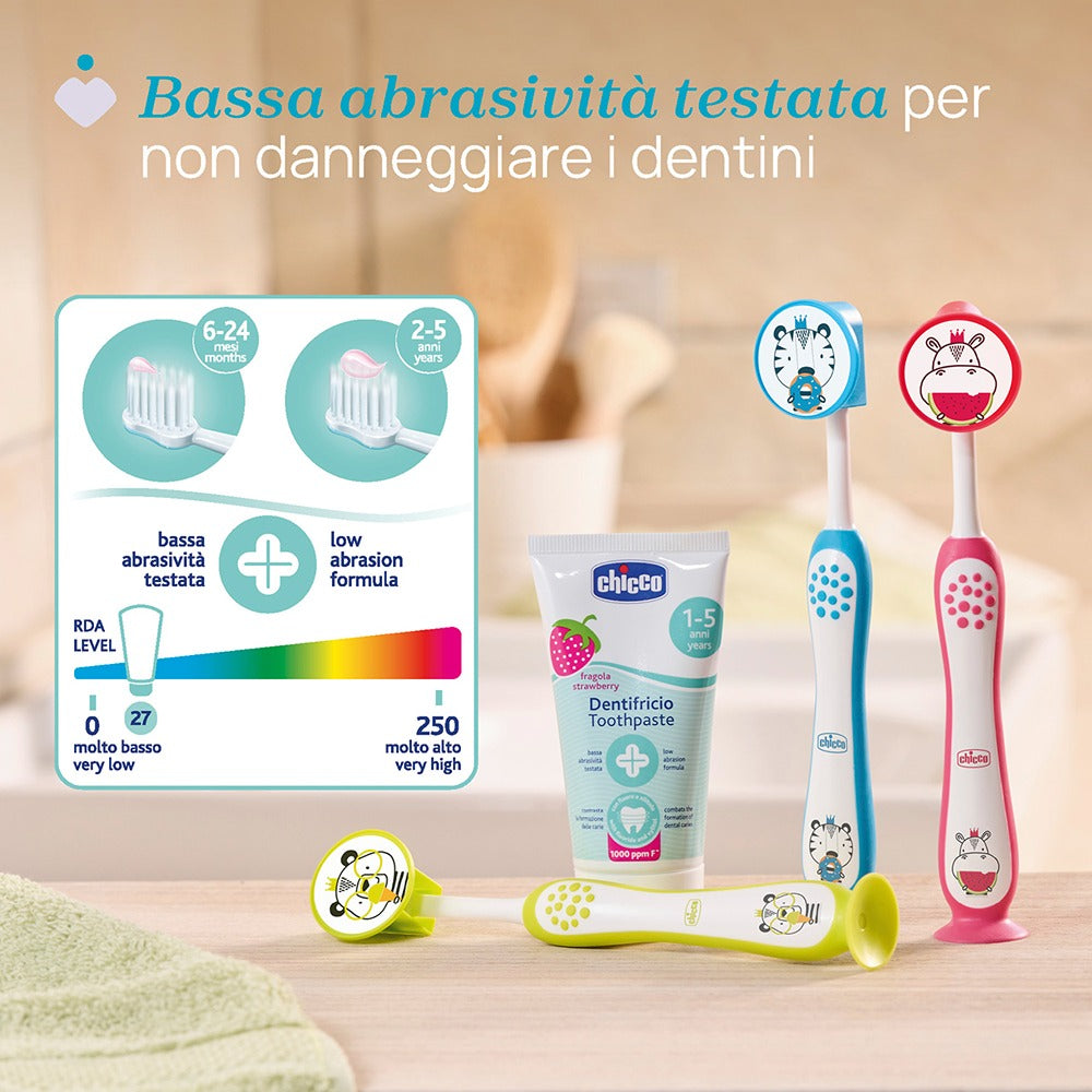 Chicco Dentifricio Fragola 50 ml 1-5 Anni