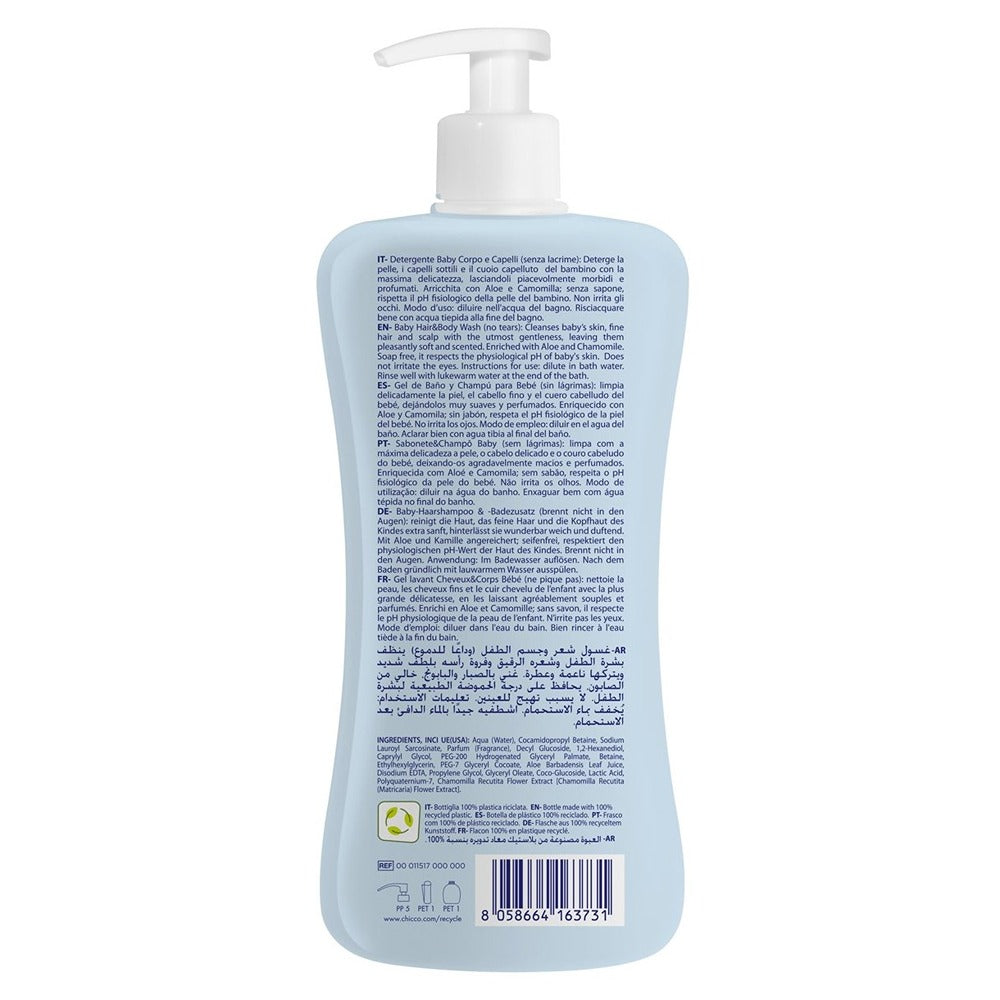 Chicco Natural Sensation Detergente Corpo e Capelli 500 ml