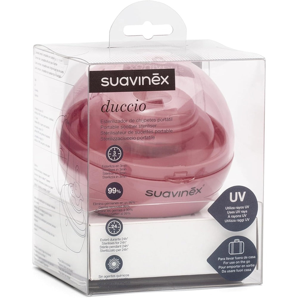 Suavinex Duccio Lo Sterilizzaciuccio Rosa