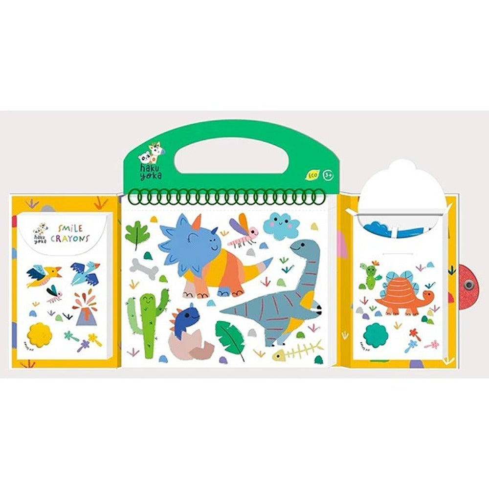 Haku Yoka My First Colouring Kit - Il Mio Primo Kit Da Colorare Amici Dinosauri