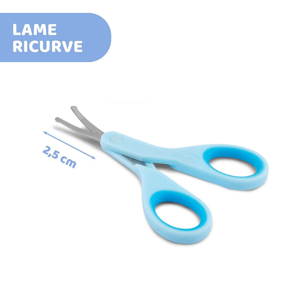 Chicco Forbicine Punta Arrotondata Azzurre