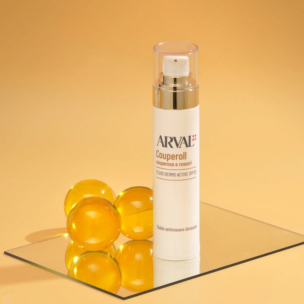 Arval Couperoll Fluid Dermo Active SPF20 - Fluido Antirossore Idratante
