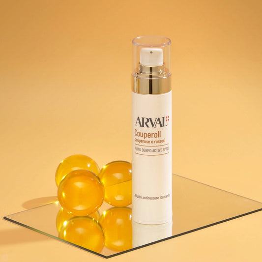 Arval Couperoll Fluid Dermo Active SPF20 - Fluido Antirossore Idratante