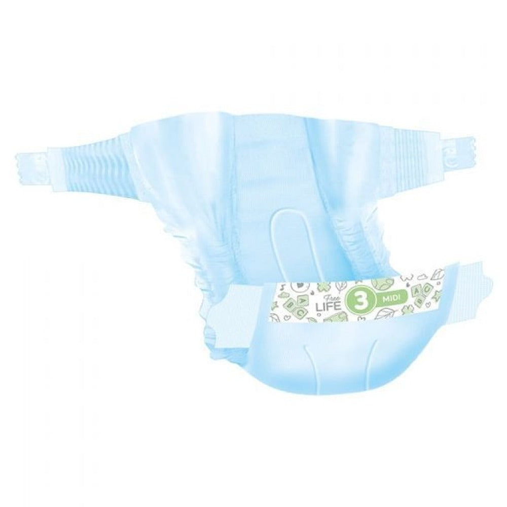 Bébé Cash Premium Freelife Pannolini 3 Midi 4-9 kg 52 Pezzi