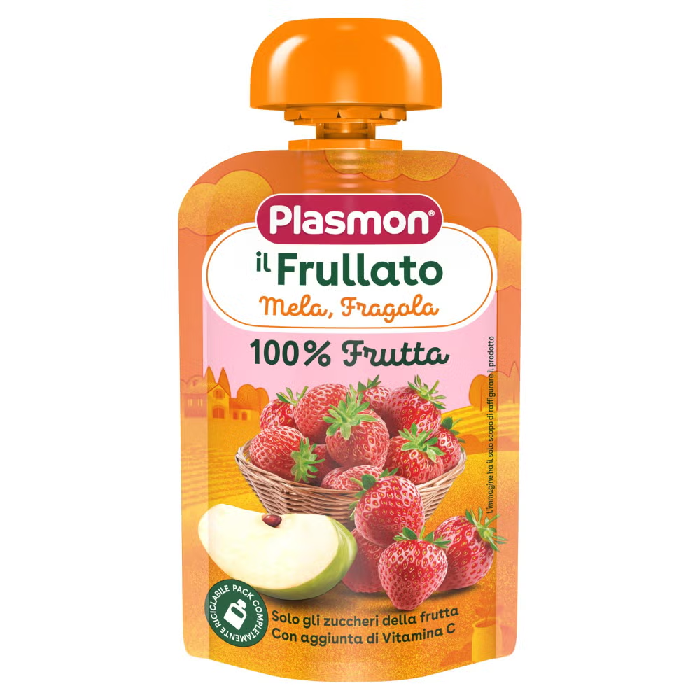 Plasmon Spremi E Gusta 100% Frutta Mela E Fragola 100 gr