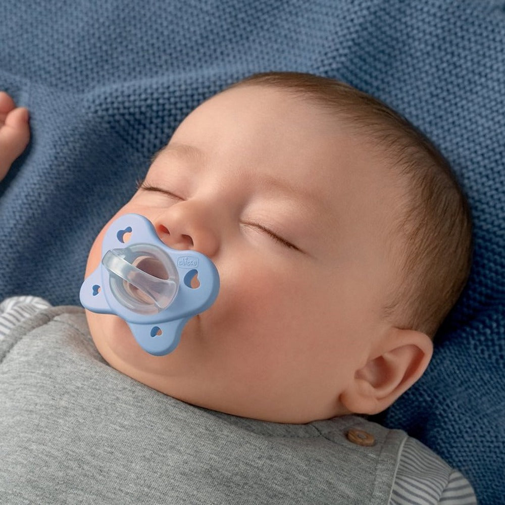 Chicco Succhietto Physioforma Dual Soft In Silicone Azzurro 2-6 Mesi 2 Pezzi