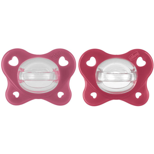 Chicco Succhietto Physioforma Dual Soft In Silicone Rosa 16-36 Mesi 2 Pezzi