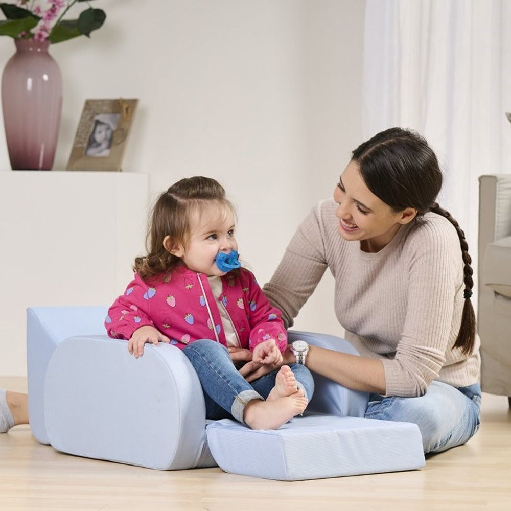 Chicco Gommotto Physioforma Soft Luxe In Silicone Blu 16-36 Mesi 2 Pezzi