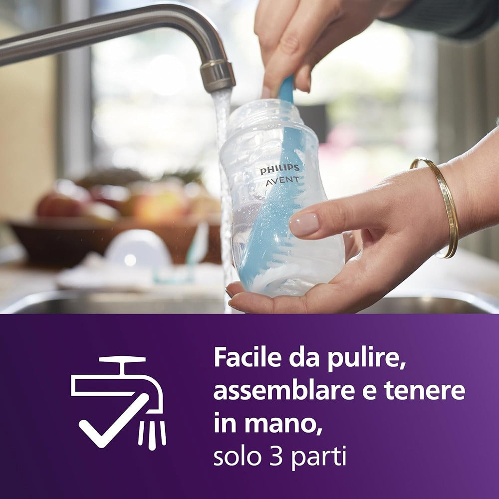 Philips Avent Natural Response Set Regalo Biberon Con Decorazioni Mare E Succhietti Ultra Air
