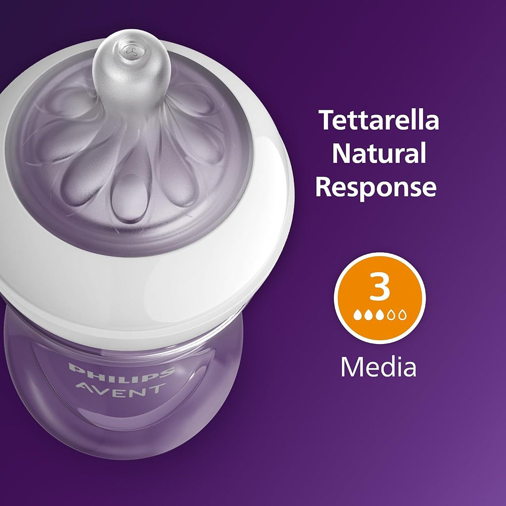 Philips Avent Natural Response Set Regalo Biberon Con Decorazioni Mare E Succhietti Ultra Air