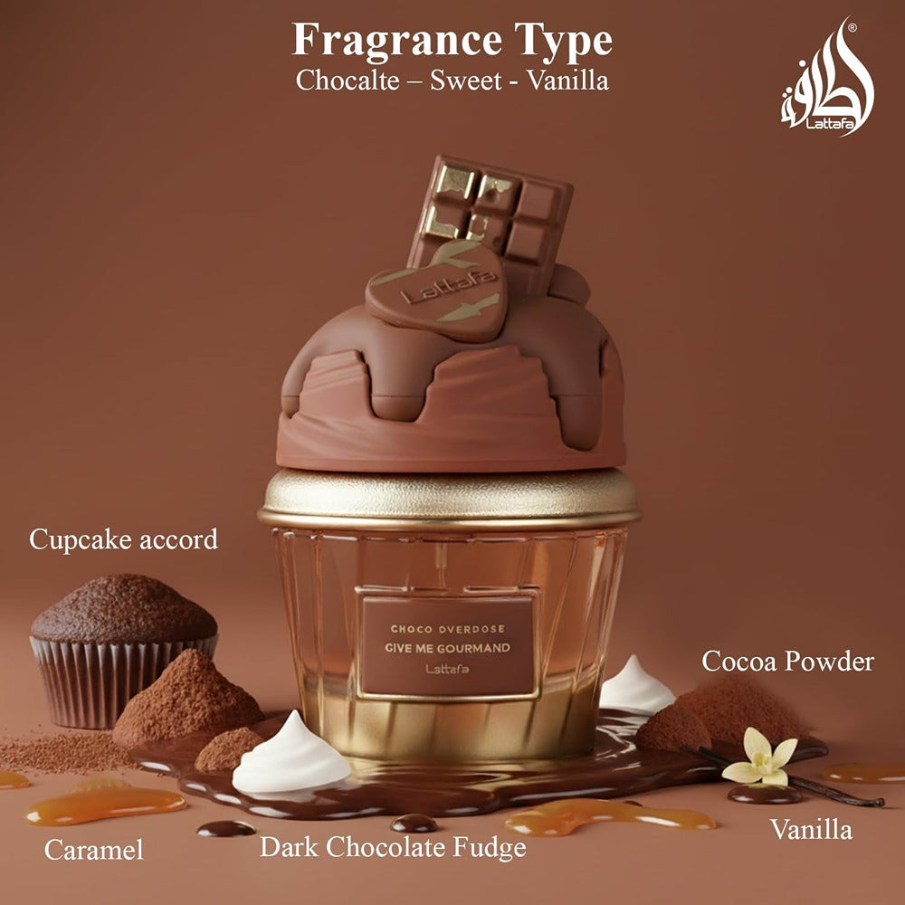 Lattafa Give Me Gourmand Choco Overdose Eau De Parfum