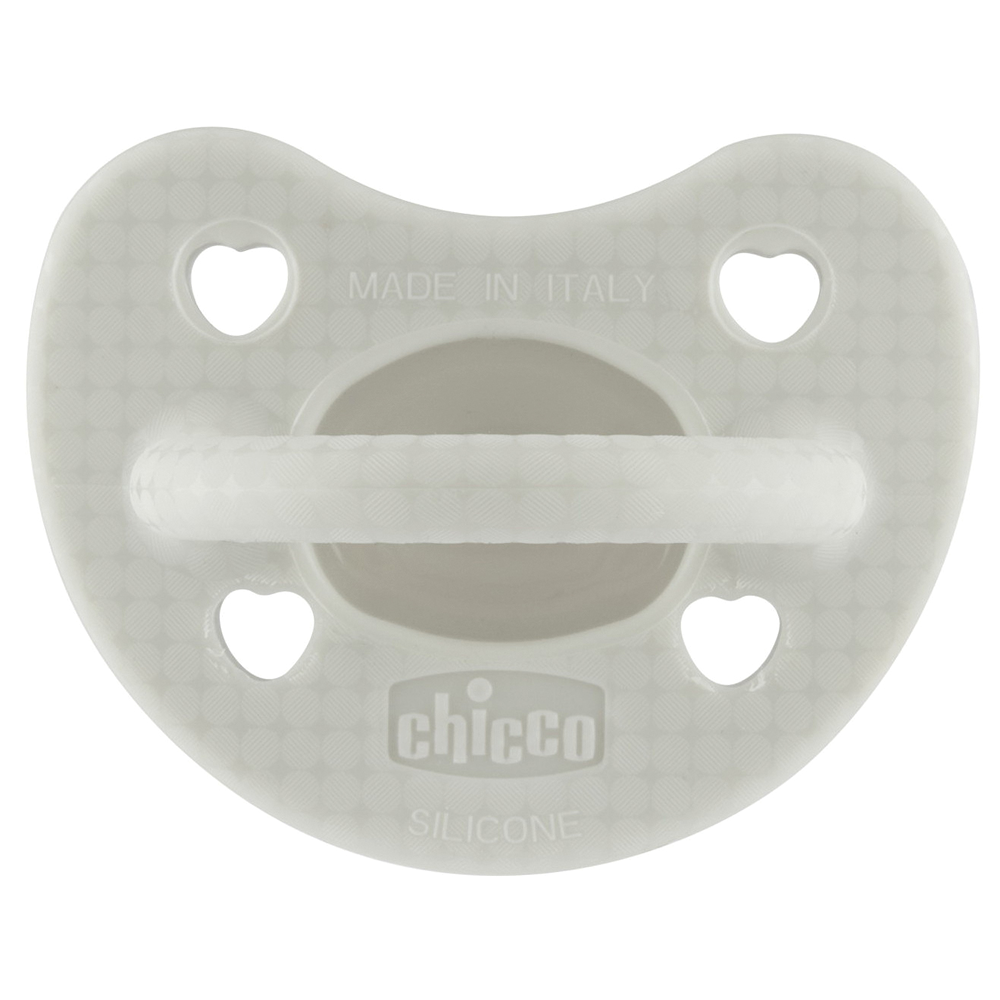 Chicco Gommotto Physioforma Soft Luxe In Silicone Grigio 2-6 Mesi