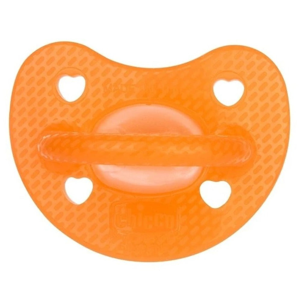 Chicco Gommotto Physioforma Soft Luxe Fluo In Silicone Arancione 6-16 Mesi