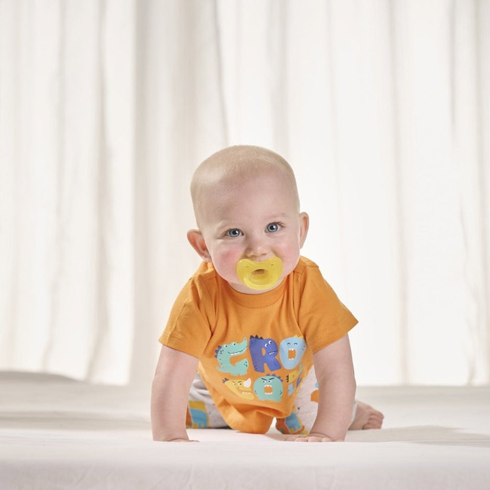 Chicco Gommotto Physioforma Soft Luxe Fluo In Silicone Giallo 2-6 Mesi