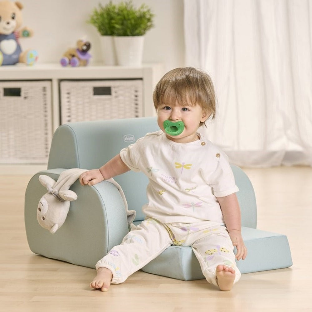 Chicco Gommotto Physioforma Soft Luxe Fluo In Silicone Verde 6-16 Mesi