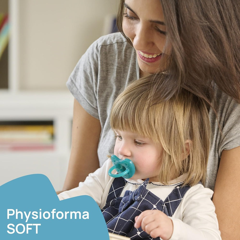 Chicco Gommotto Physioforma Soft In Silicone Rosa 2-6 Mesi 2 Pezzi