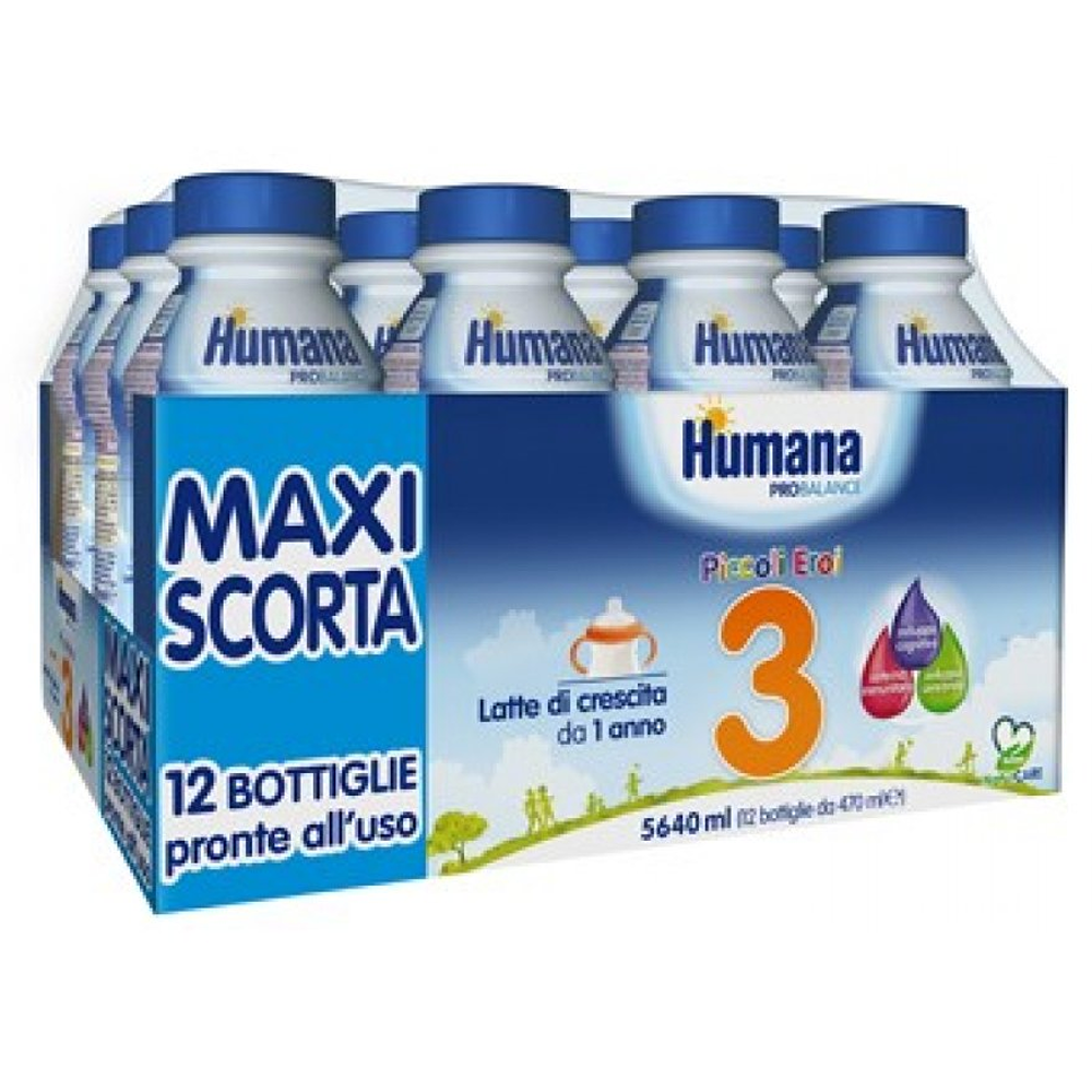 Humana 3 ProBalance Piccoli Eroi Latte Liquido Di Crescita 470 ml