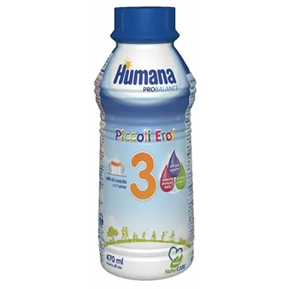 Humana 3 ProBalance Piccoli Eroi Latte Liquido Di Crescita 470 ml