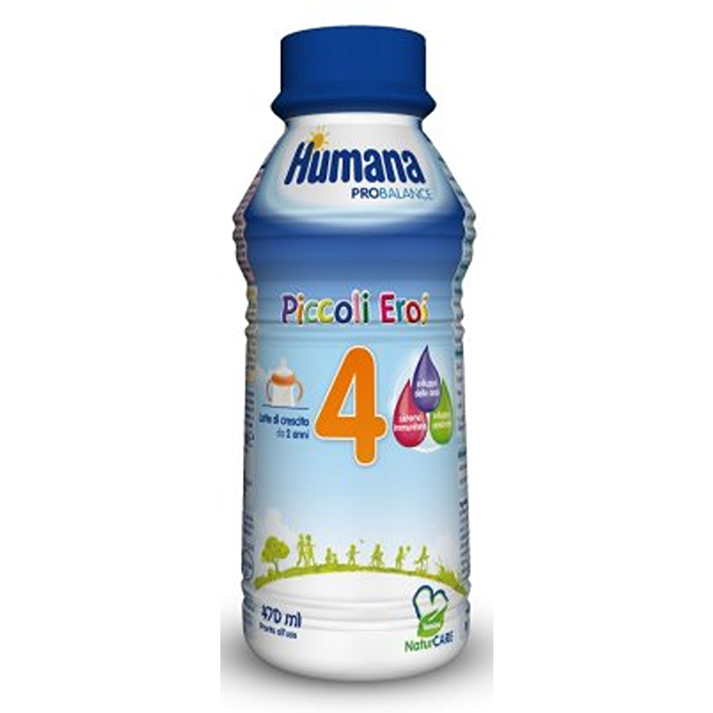 Humana 4 ProBalance Piccoli Eroi Latte Liquido Di Crescita 470 ml