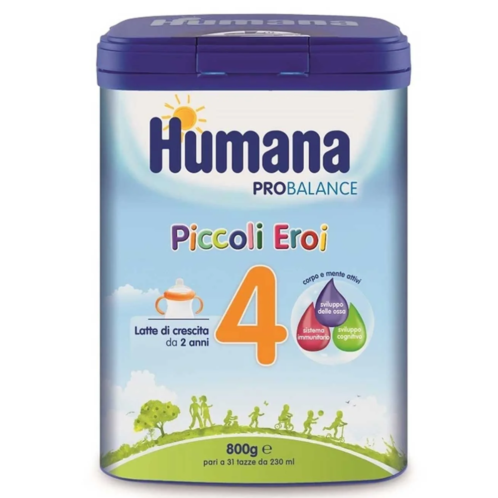 Humana 4 ProBalance Piccoli Eroi Latte in Polvere Di Crescita 800 gr