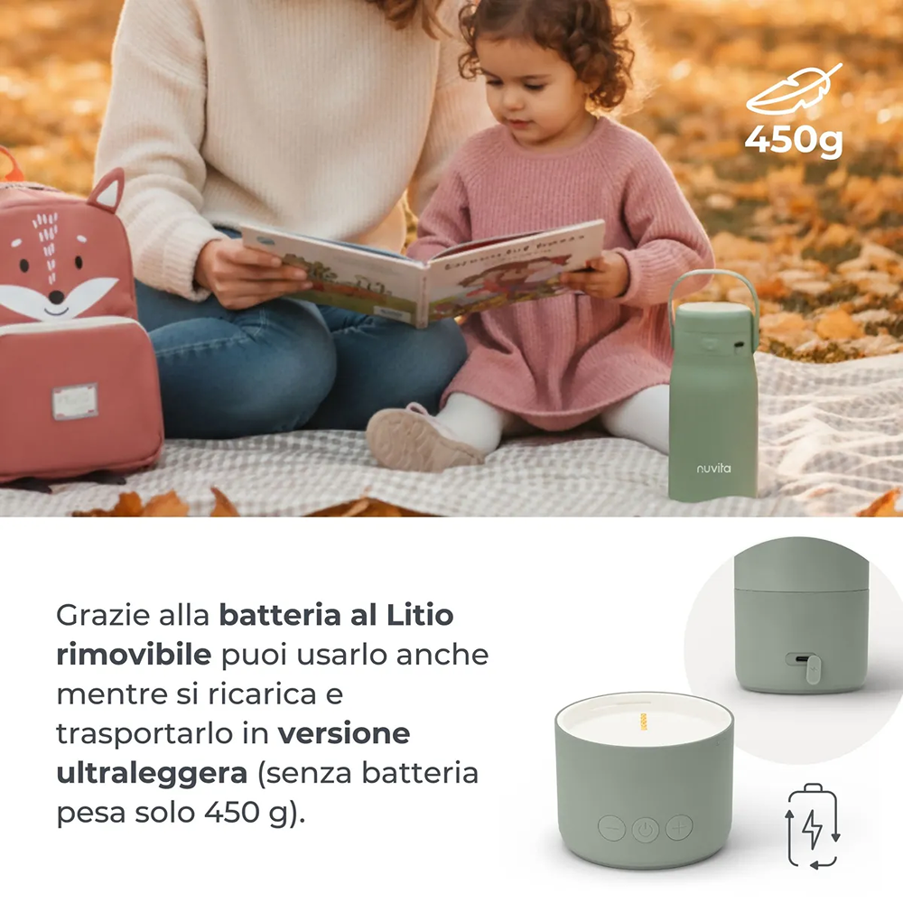 Nuvita Hot'n'Go Bollitore E Scalda Latte Portatile