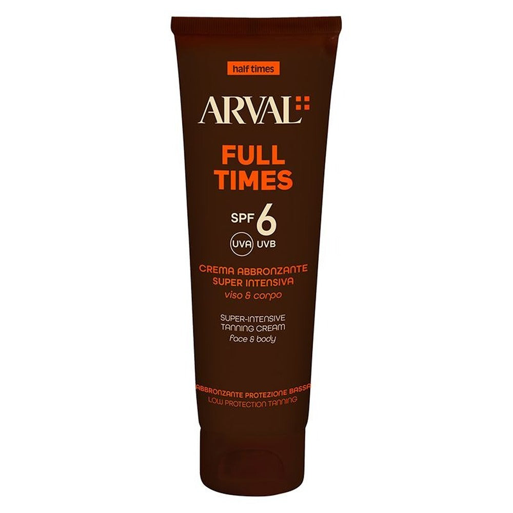Arval Half Times Full Times SPF6 - Crema Abbronzante Super Intensiva Viso E Corpo