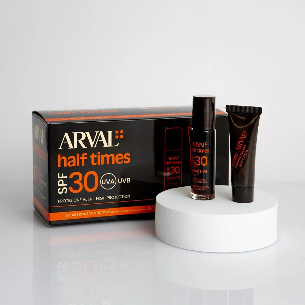 Arval Half Times SPF 30 - Abbronzante Rapido & Fissante Rapido 5+5