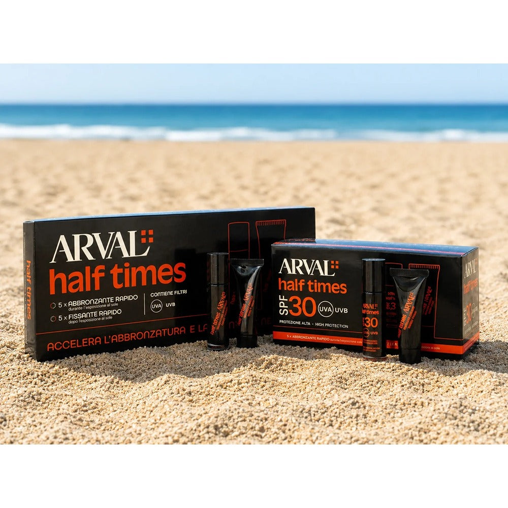 Arval Half Times SPF 30 - Abbronzante Rapido & Fissante Rapido 5+5