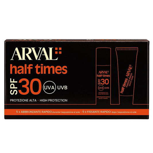 Arval Half Times SPF 30 - Abbronzante Rapido & Fissante Rapido 5+5