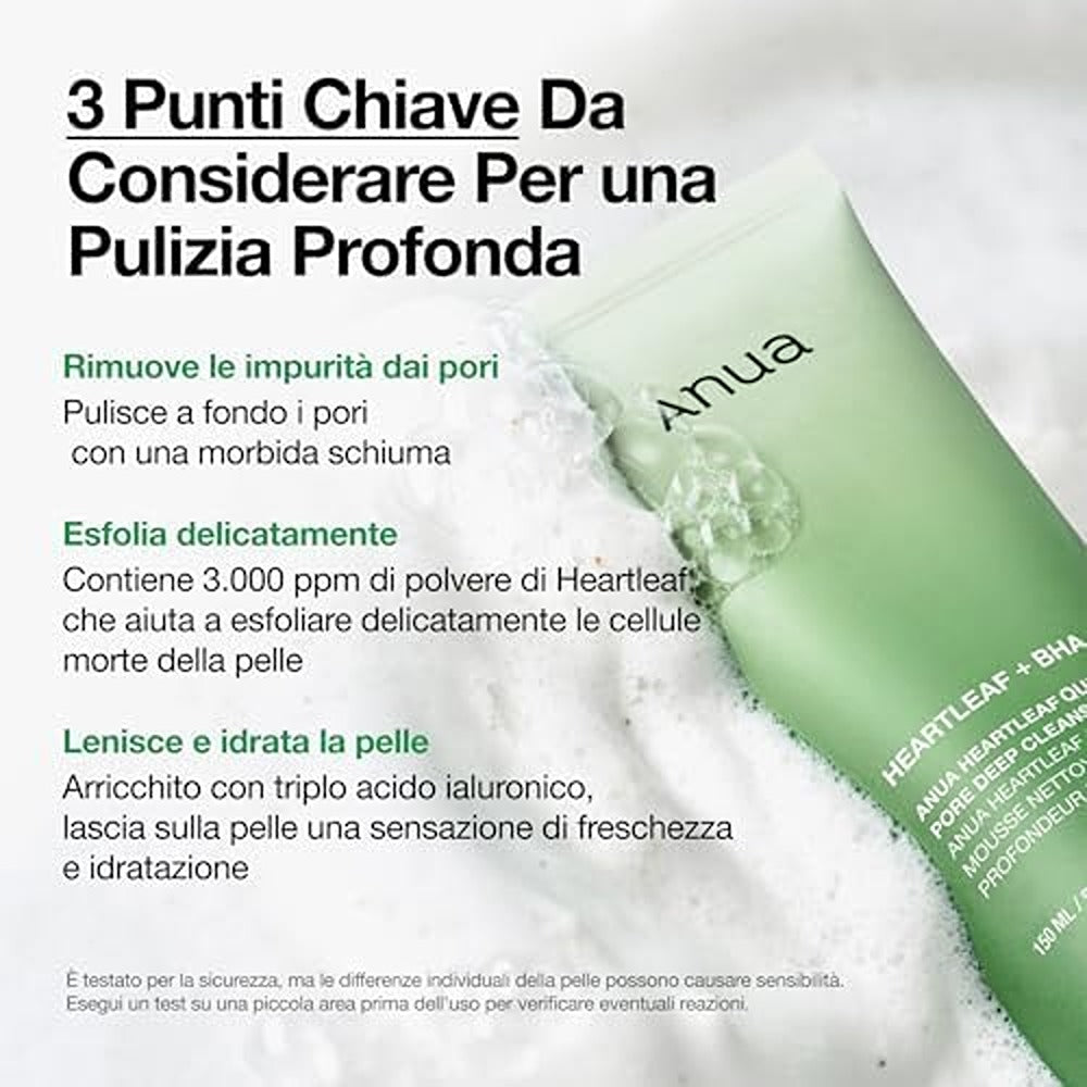 Anua Heartleaf Quercetinol Pore Deep Cleansing Foam