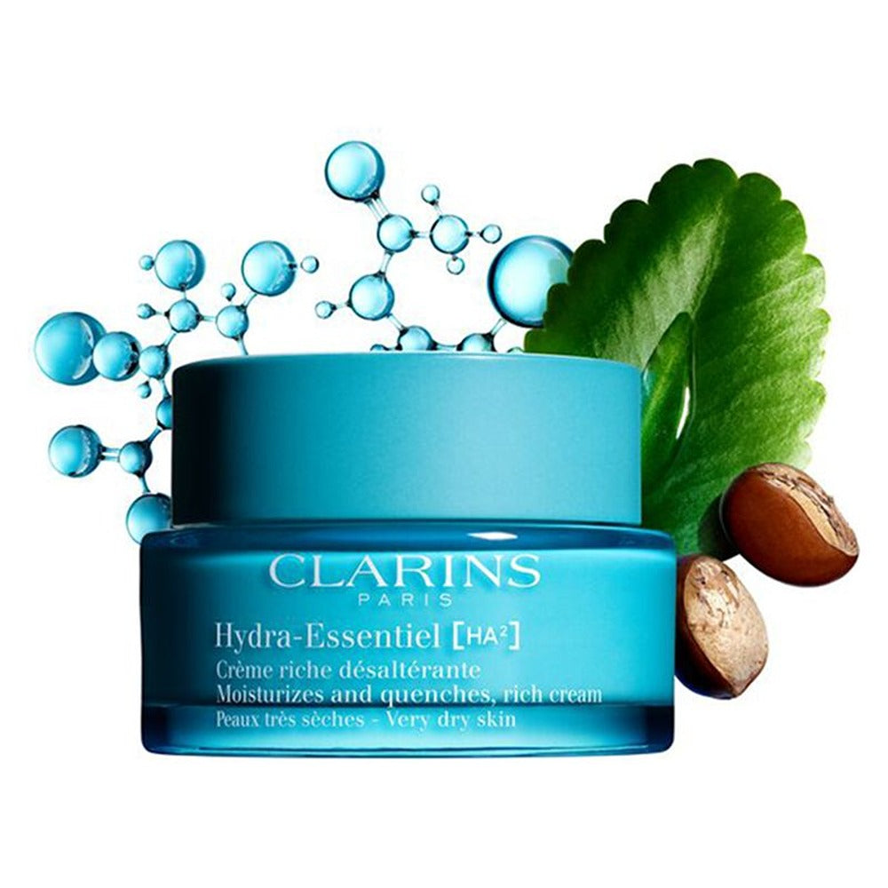 Clarins Hydra-Essentiel [HA²] Riche Crème Désaltérante - Crema Idratante Ricca Per Pelli Secche