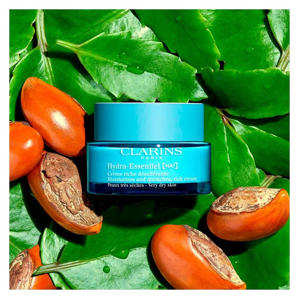 Clarins Hydra-Essentiel [HA²] Riche Crème Désaltérante - Crema Idratante Ricca Per Pelli Secche
