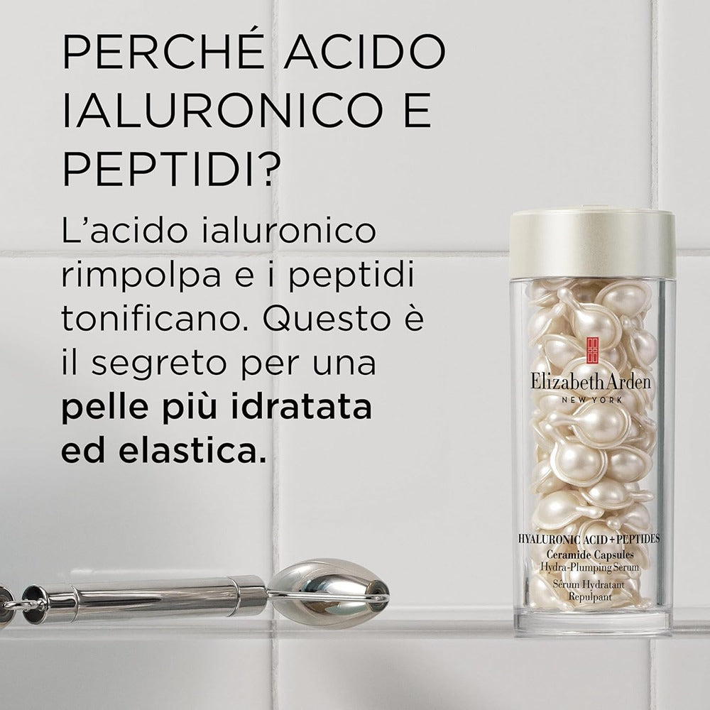 Elizabeth Arden Hyaluronic Acid + Peptides Ceramide Capsules Hydra-Plumping Serum - Siero Idratante E Rimpolpante