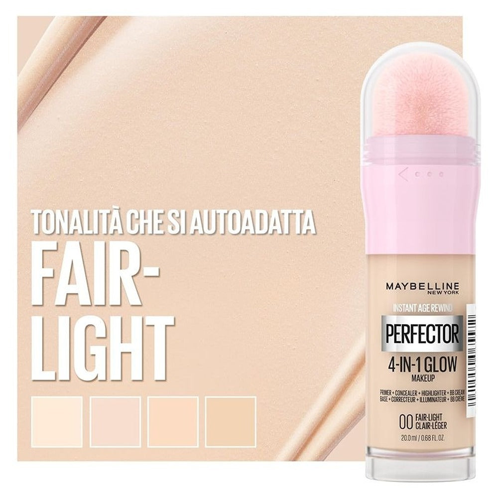 Maybelline Instant Perfector 4in1 Glow - Fondotinta Illuminante E Base Per Trucco