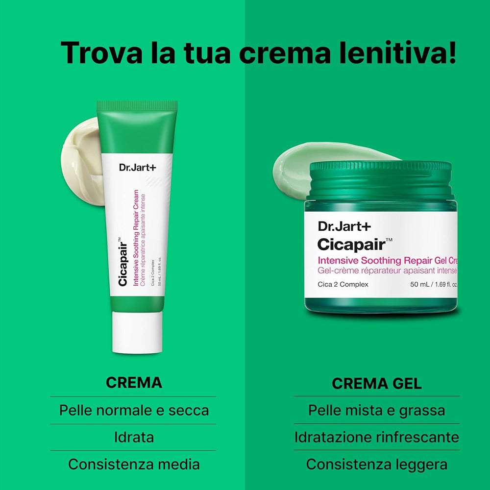 Dr,Jart+ Cicapair™ Intensive Soothing Repair Cream - Crema Riparatrice Lenitiva Intensiva