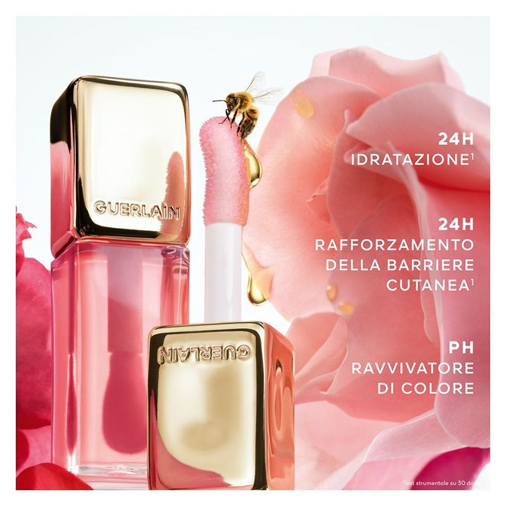 Guerlain Kisskiss Bee Glow Lip Oil - Olio Labbra Colorato al Miele