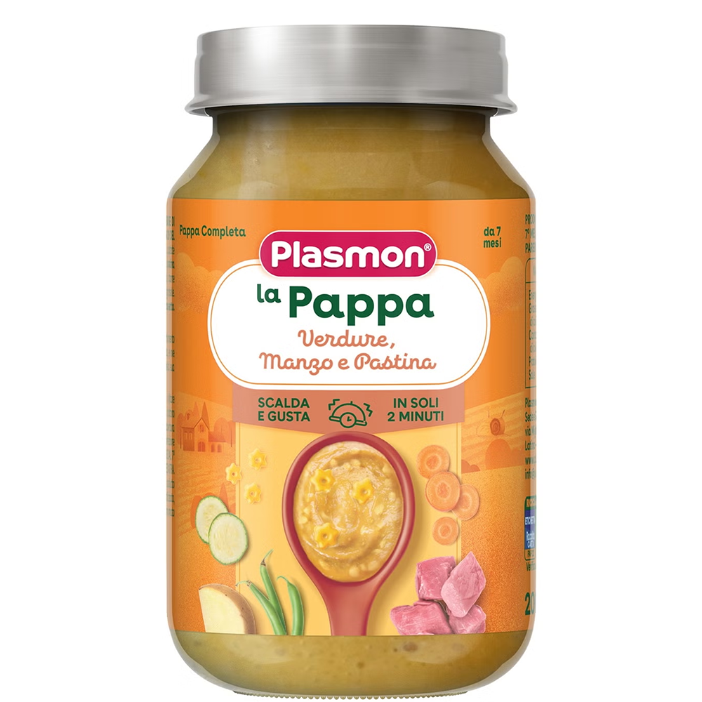 Plasmon La Pappa - Verdure Manzo E Pastina 200 gr