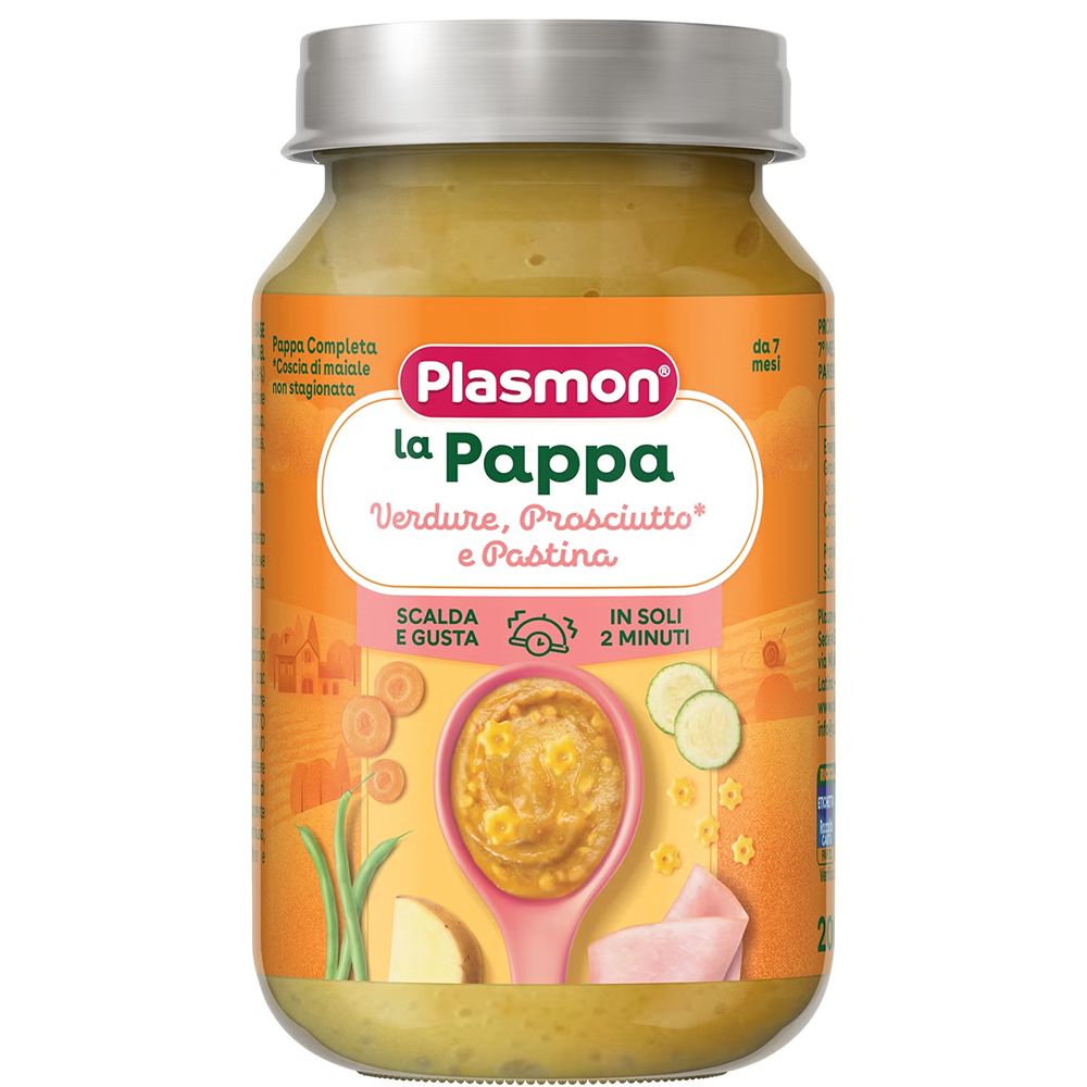 Plasmon La Pappa - Verdure Prosciutto E Pastina 200 gr
