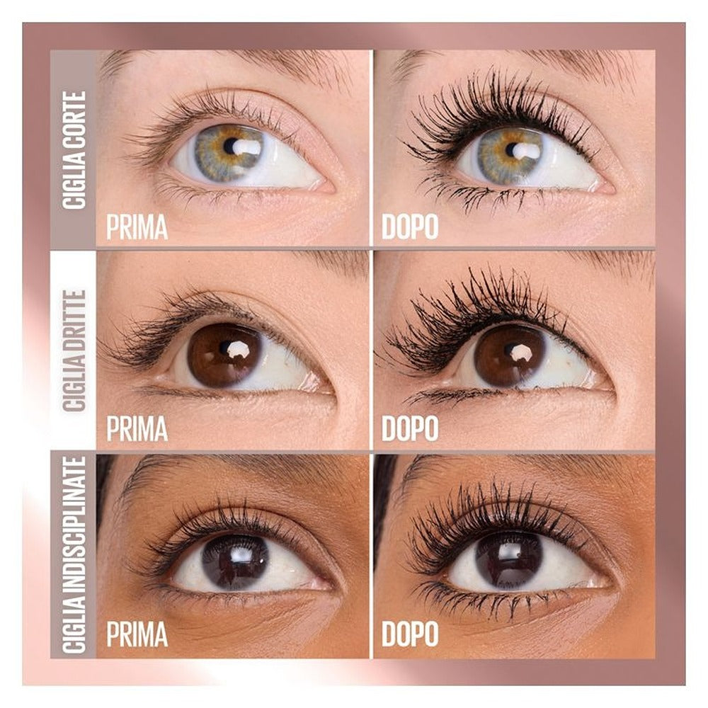 Maybelline Lash Sensational Body - Mascara Incurvante E Volumizzante A Lunga Tenuta