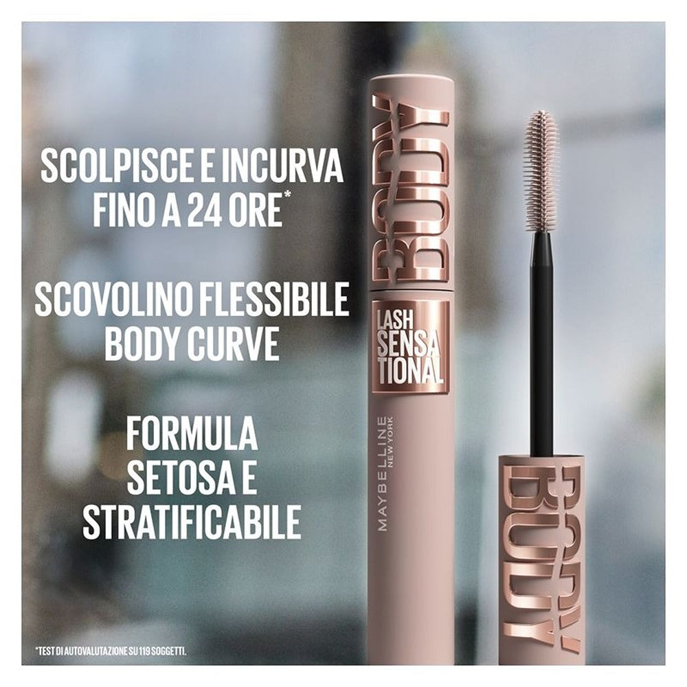 Maybelline Lash Sensational Body - Mascara Incurvante E Volumizzante A Lunga Tenuta