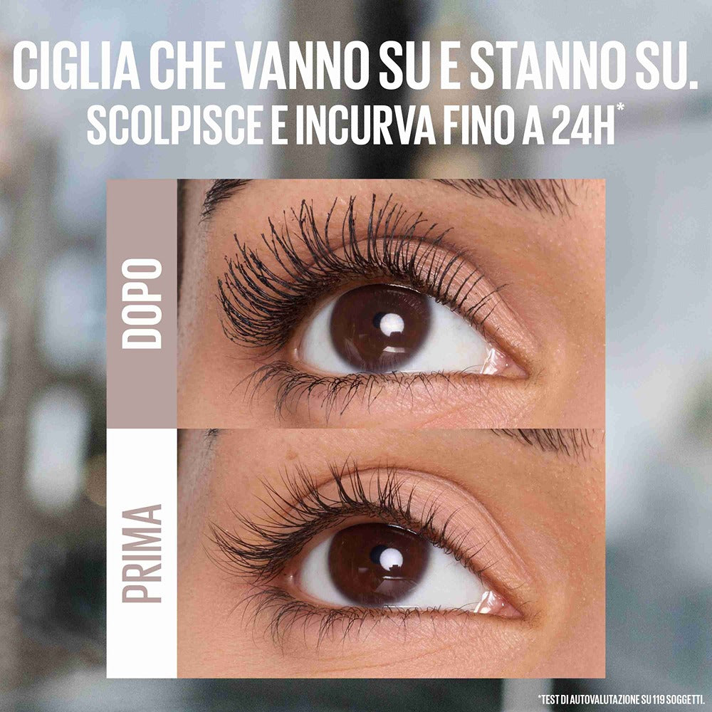 Maybelline Lash Sensational Body Waterproof - Mascara Incurvante E Volumizzante A Lunga Tenuta