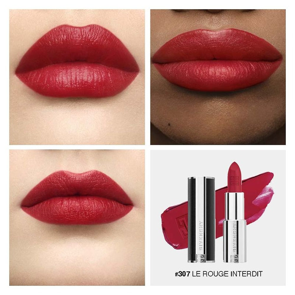 Givenchy Le Rouge Interdit Intense Silk - Rossetto Finish Vellutato Colore Luminoso